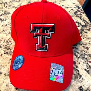 ML Caps Texas Tech Double T One Size Cap Hat New with tags